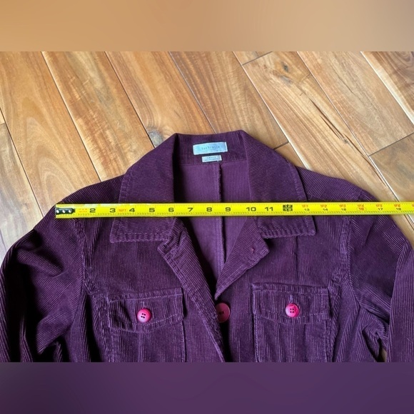 Corduroy Blazer in Plum. Size S - Picture 9 of 13